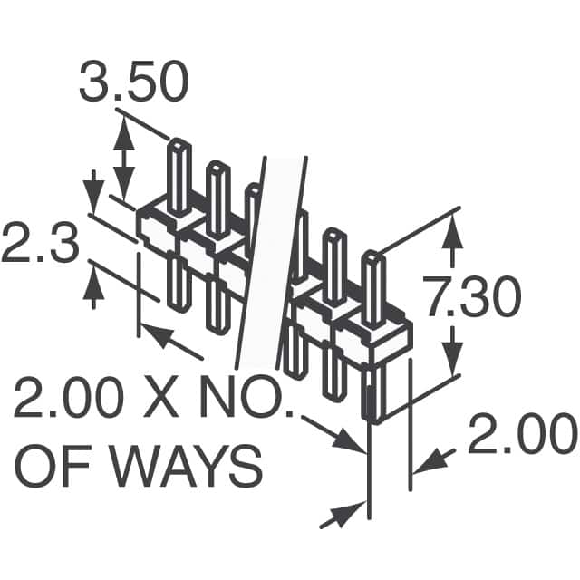 M22-2510605 Harwin Inc.  Embases à broches mâles